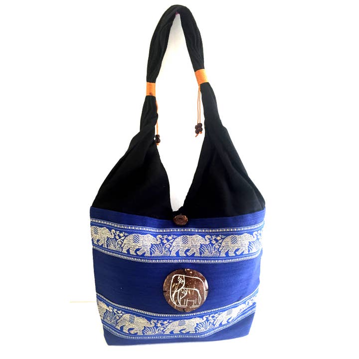 OMA - Eclectic Home - Wholesale Crossbody Bag - Women's - Thai Silk Sling Shoulder Bag Purse - Assorted Designs