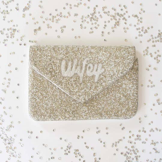 GiftsbyPR - Wholesale Clutch Bag - Women's - Wifey Clutch Purse, Wifey Purse Gifts, Bridal Purse