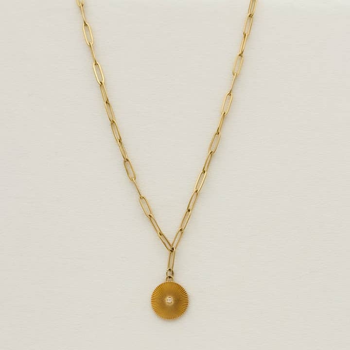 Gestructureerde medaillonketting voor wholesale door Rand Design