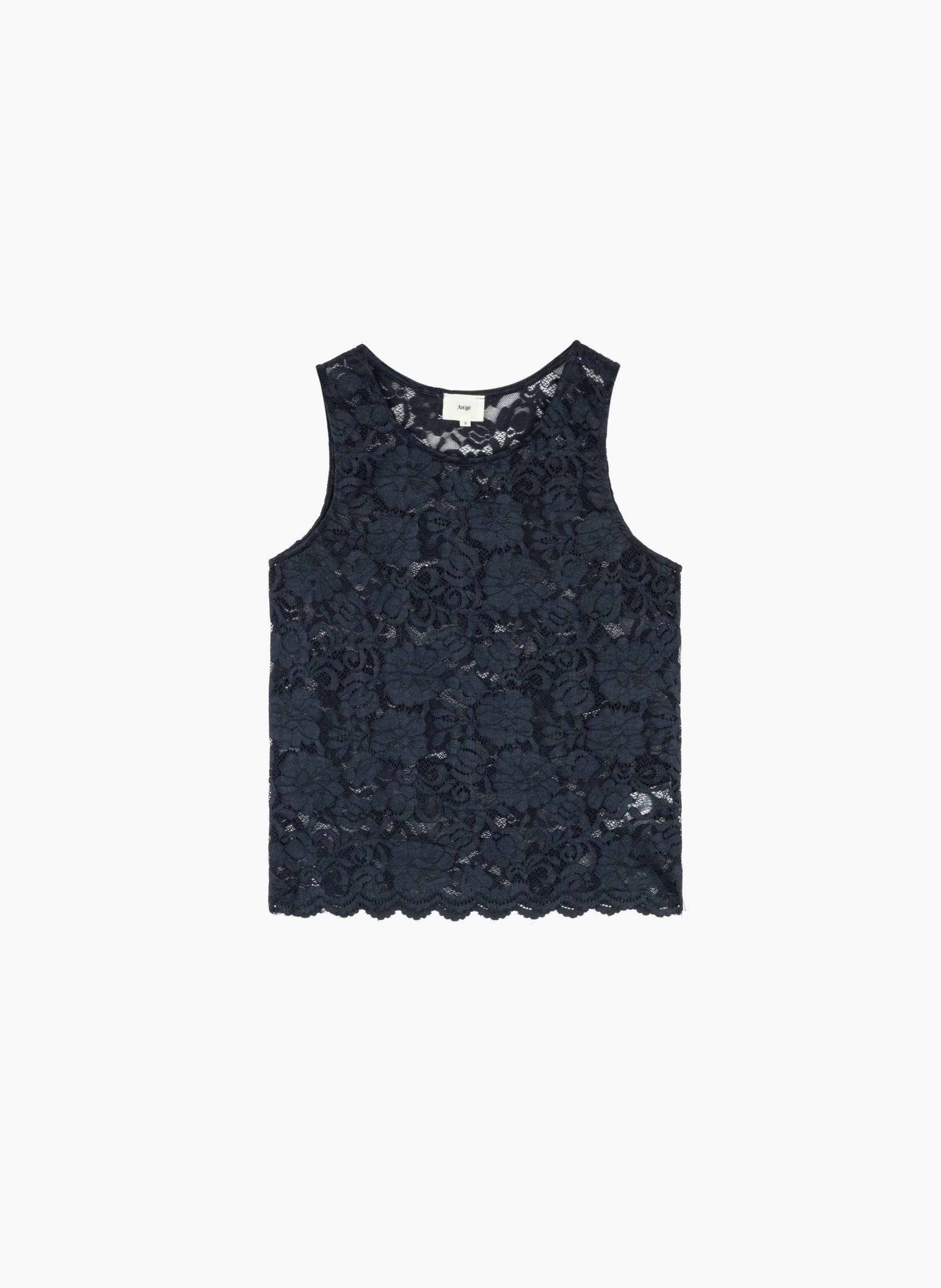 An'ge - Wholesale Tank Top - Women's - AMALEO TANK TOP navy1