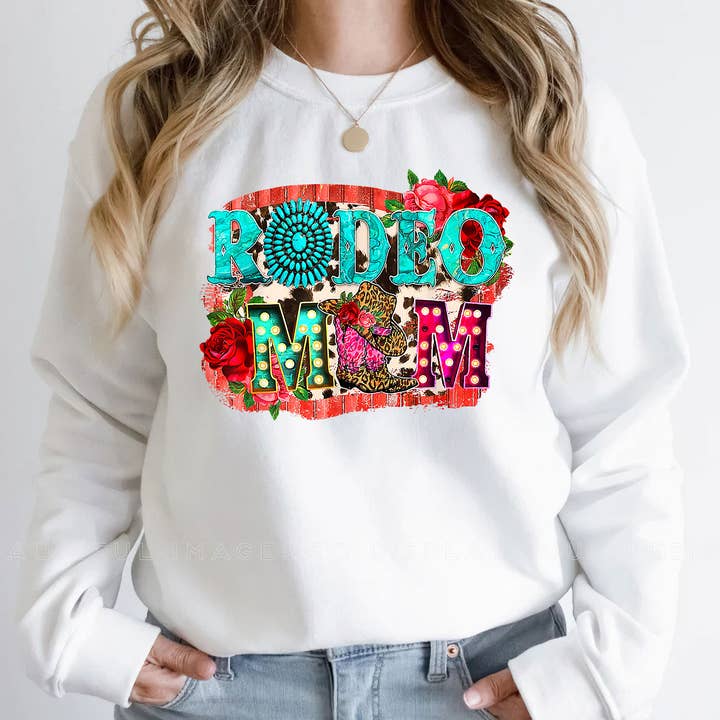 Sweatshirt Rodeo Mom, Chemise Rodeo Mom, Chemise Rodeo pour la vente par ShopLukeGifts