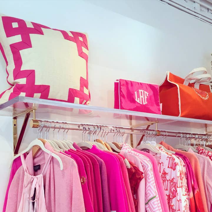 LuxHoldups - Wholesale Clothes hangers - Luxholdups Lucite Closet Organizer with Brass Hardware5