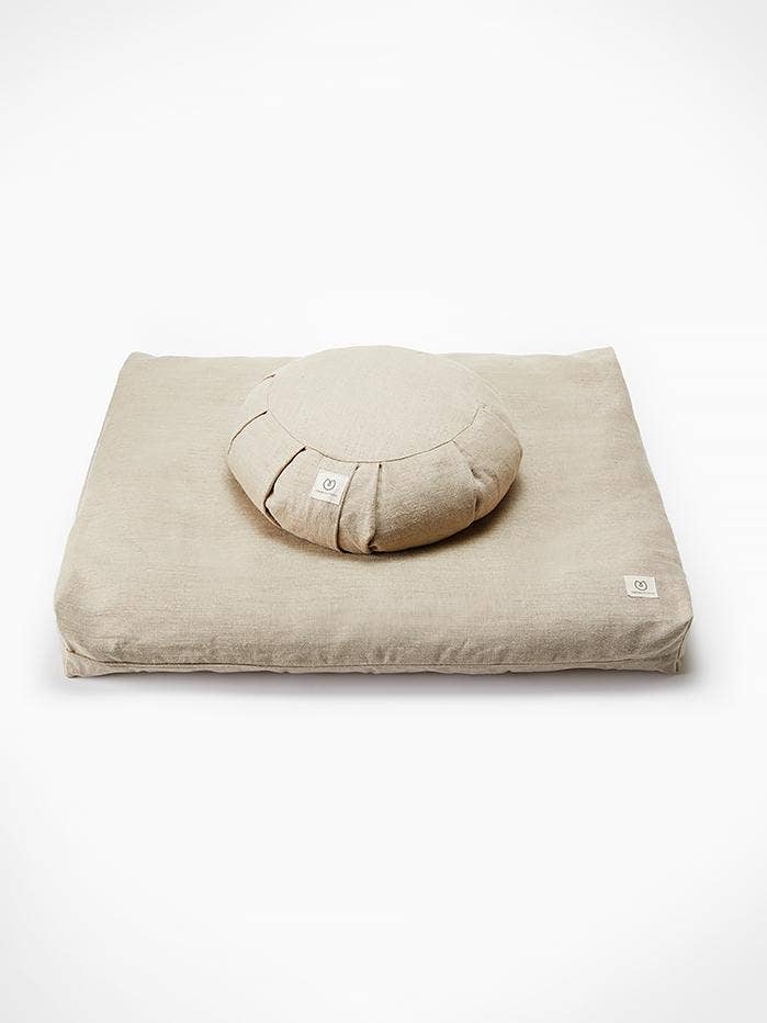Yogamatters - Wholesale Meditation Supplies - Yogamatters Hemp Zabuton - Natural0
