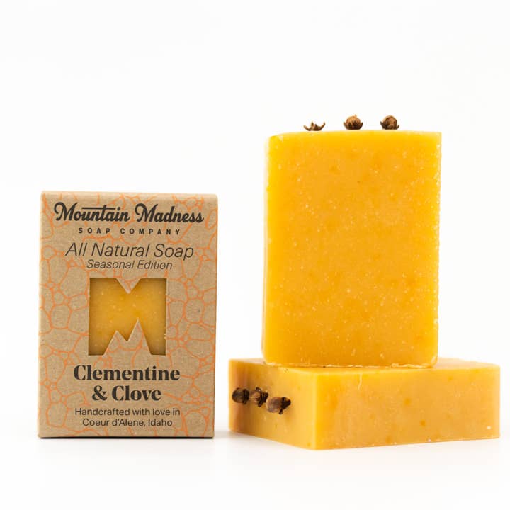 Mountain Madness Soap Co. - Wholesale Bar Soap - Clementine & Clove Soap4