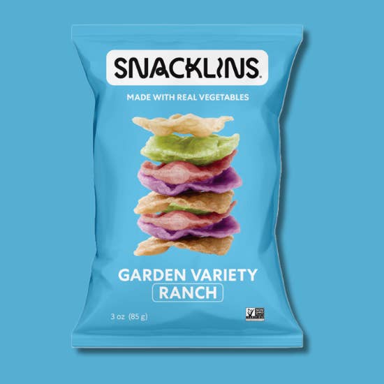 Garden Variety Ranch Flavor Snacklins (12ct - 3 oz) for wholesale by Snacklins