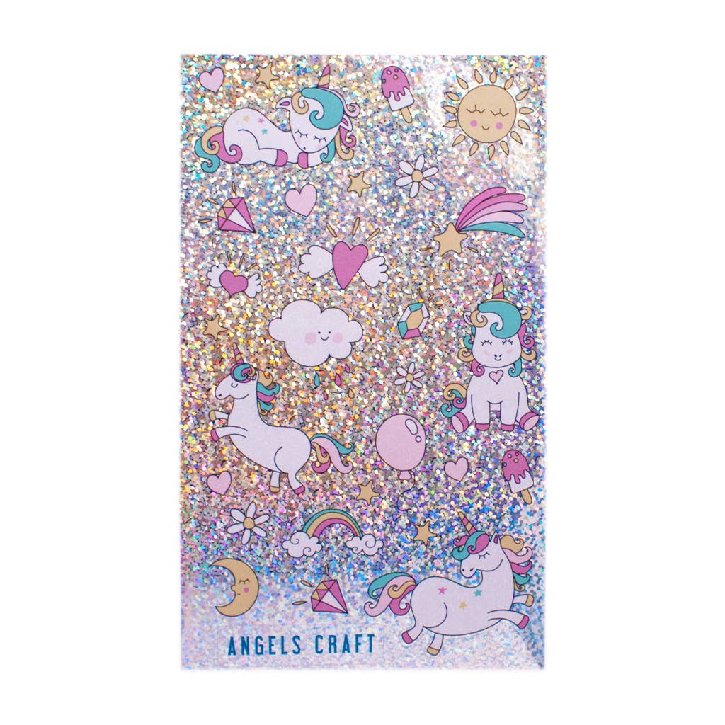 Angels Craft - Wholesale Sticker - Assorted Unicorn Stickers – 3ct, 12x40cm2
