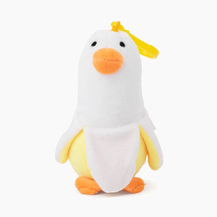 Peter's Plushies – Großhandel Kuschel-/Plüschtier – Kind & Baby – Buck the Banana Duck Schlüsselanhänger aus Plüsch0