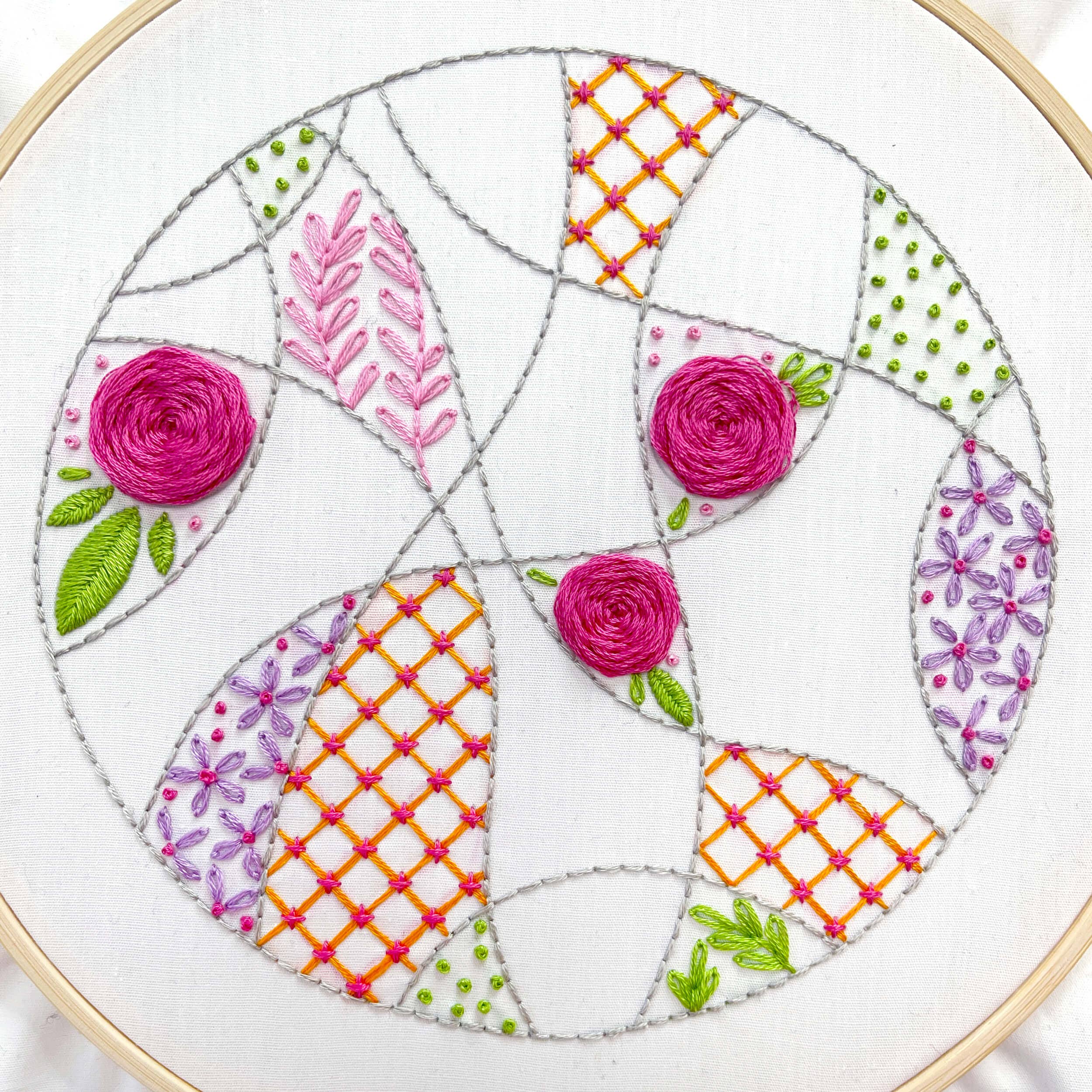 Penguin & Fish - Vendita all'ingrosso Attrezzatura per ricamo/punto croce - Kit da ricamo Summer Melody 8"7