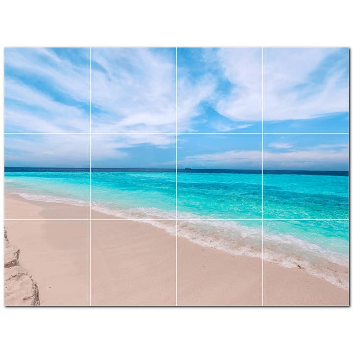 Strand-Keramikfliese Keramikfliesen-Wandbild PT500106 für den Großhandel von Picture-Tiles.com
