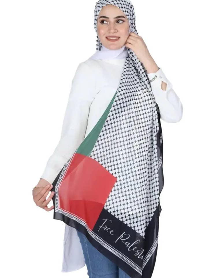 Palestine High Quality Chiffon Hijab: Luxurious Elegance and Comfort for wholesale by Palestinian Elegance