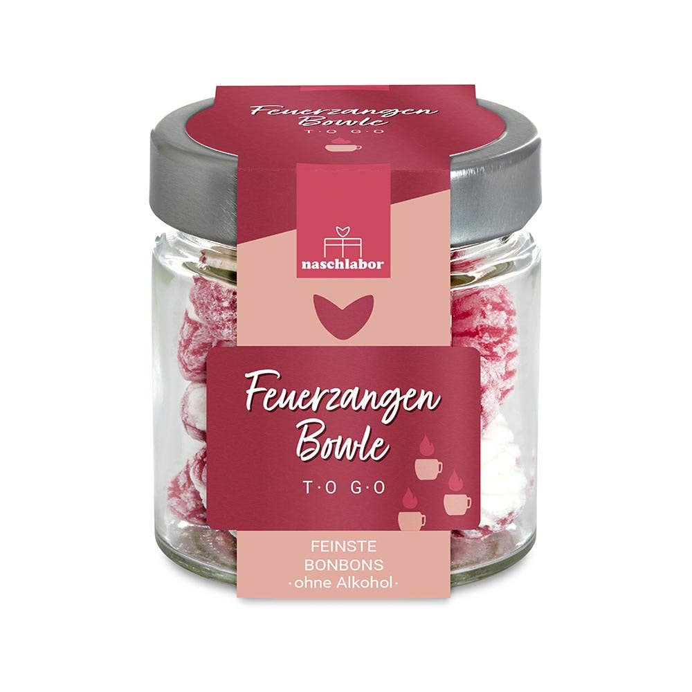 naschlabor GmbH - Vente Bonbons durs - Feuerzangenbowle To Go au caramel dur 120g0