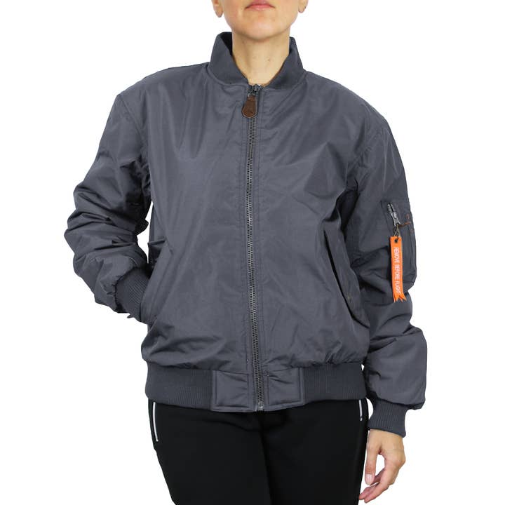 Galaxy By Harvic - Wholesale Jacket - Women's - Women's Loose Fit Heavyweight Flight Bomber Jacket1