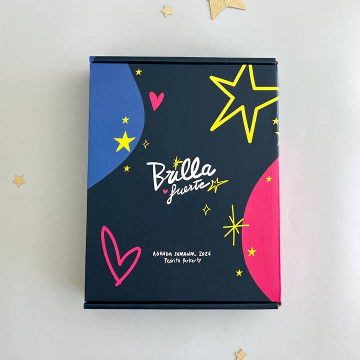 Pedrita Parker - Wholesale Planner - 2026 Agenda Week View - Shine Bright1