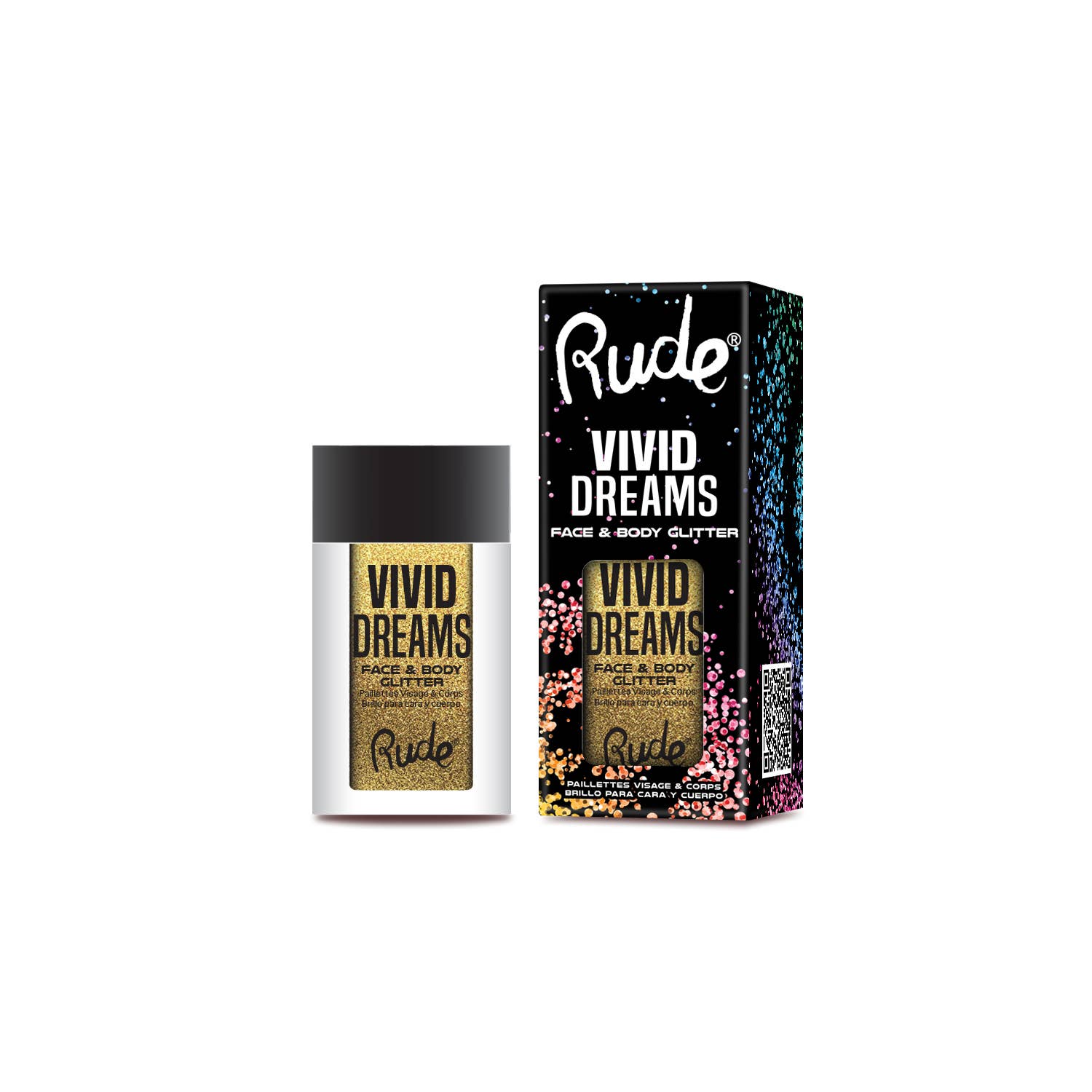 Rude Cosmetics - Wholesale Body Glitter/Shimmer - Vivid Dreams Face & Body Glitter11