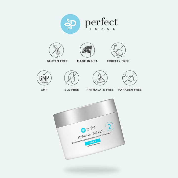 Perfect Image - Wholesale Facial Peel - Hydro-Glo Peel Pads - Level 24