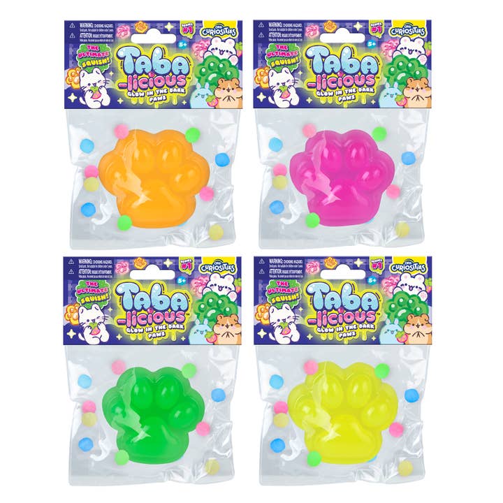 Taba-licious Glow in the Dark Paws for wholesale by Orb Toys