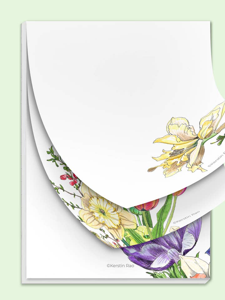 Notepad 4x6 - First of Spring for wholesale by Vivid Cottage