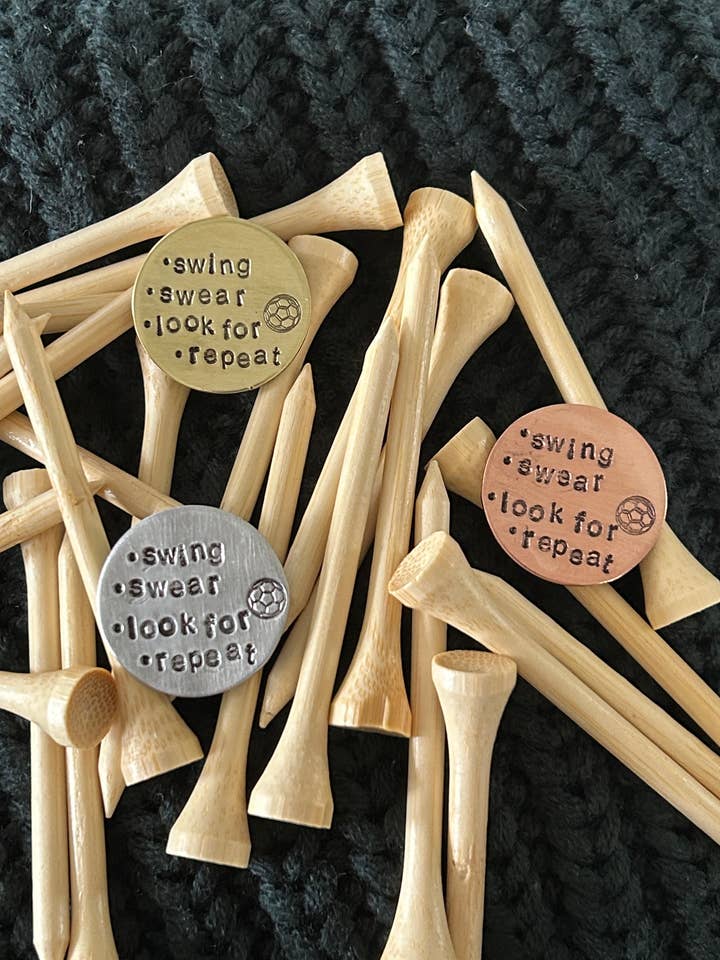 Marcador de Golfe - “Regras do Golfista” por atacado de Rawkette Custom Jewellery & Gifts