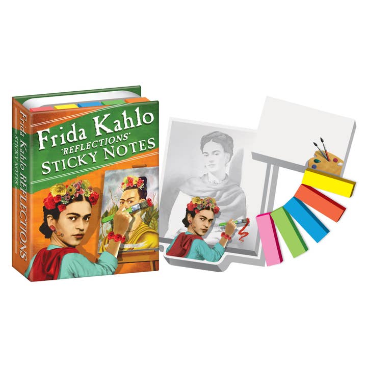 Unemployed Philosophers Guild - Wholesale Sticky Notes - Frida Reflections Sticky Notes