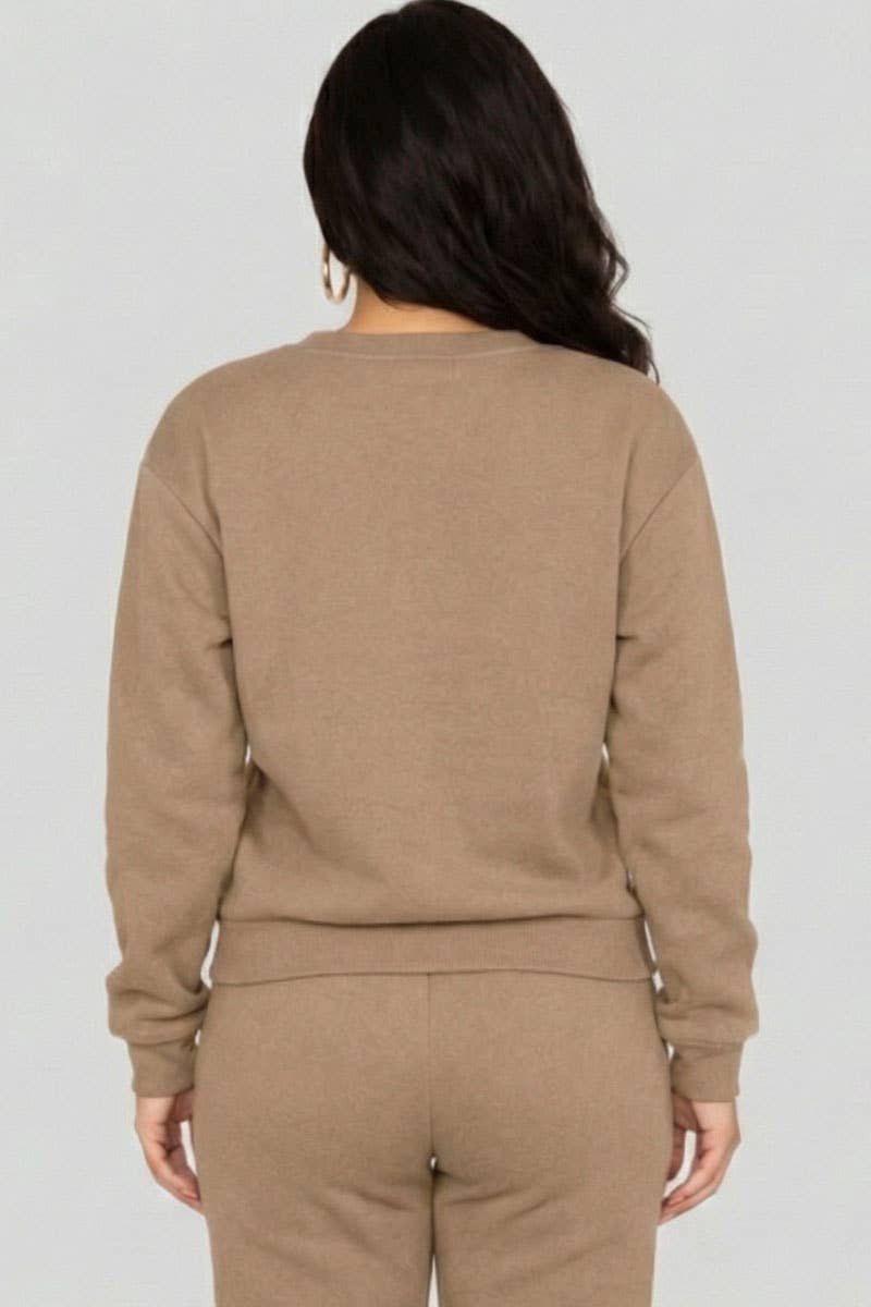 CAPELLA APPAREL - Vente Sweat-shirt – femme - Pull ras du cou en molleton classique18