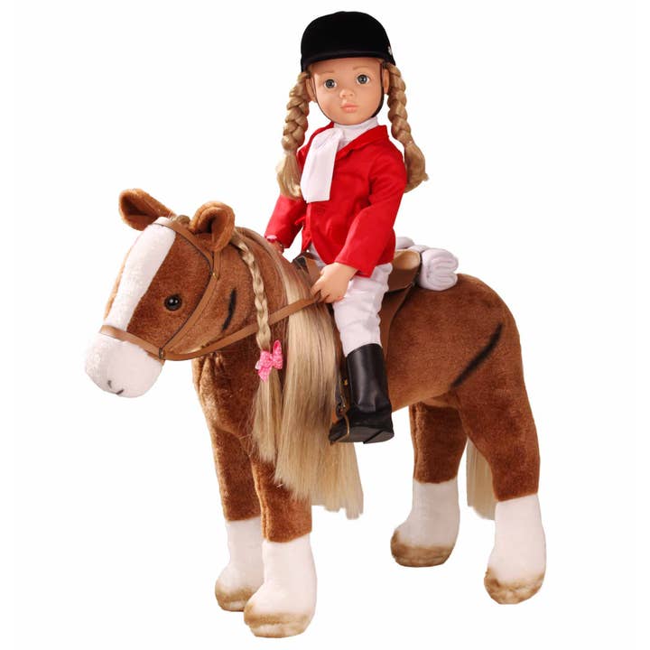 Gotz - Wholesale Doll Accessory Kit - Kids - Gotz Big Plush Combing Horse with Saddle and Bridle dolls1
