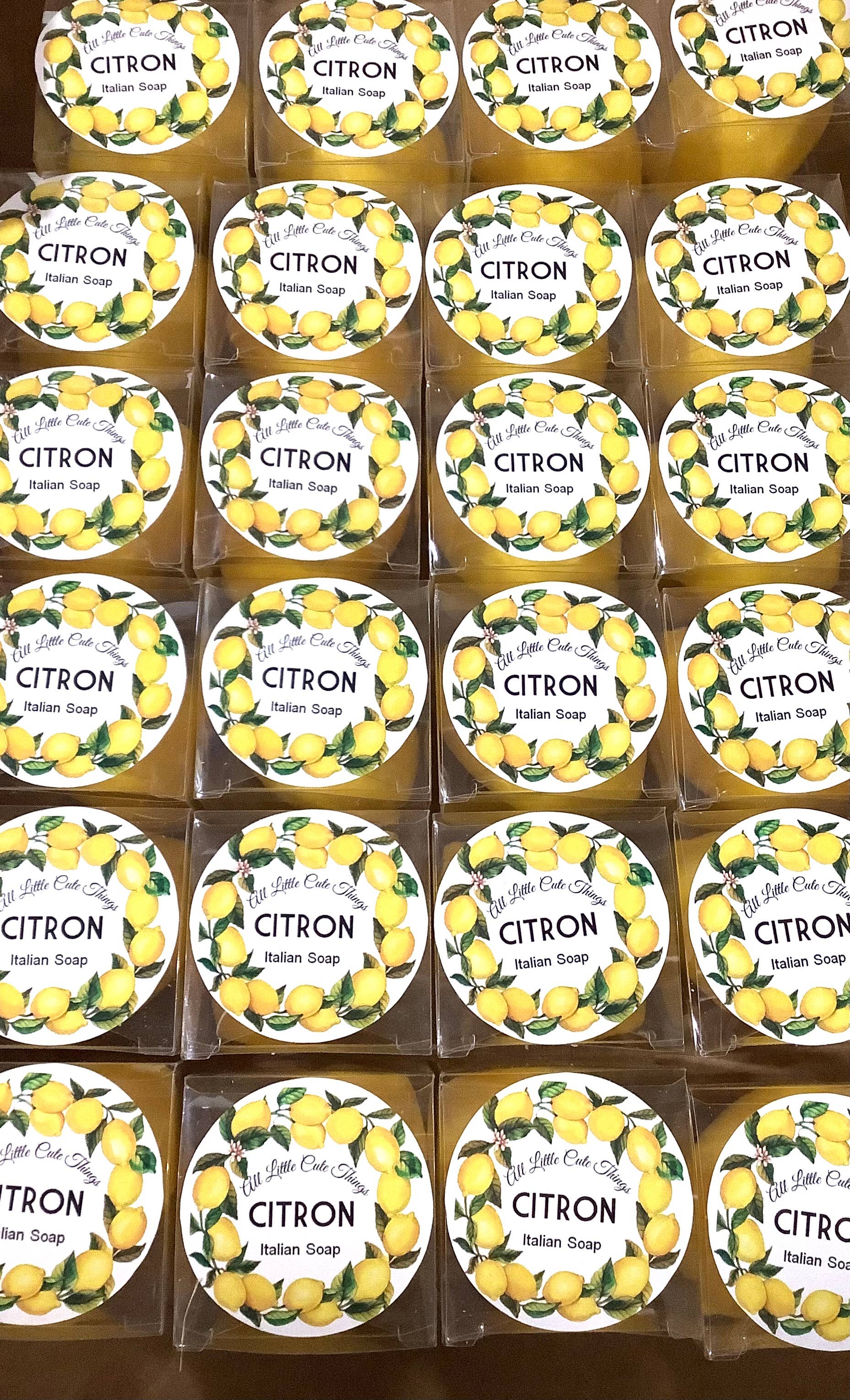 All Little Cute Things - Wholesale Bar Soap - Italian Scented Soap. Citrus Lemon Limoncello Party Favors4