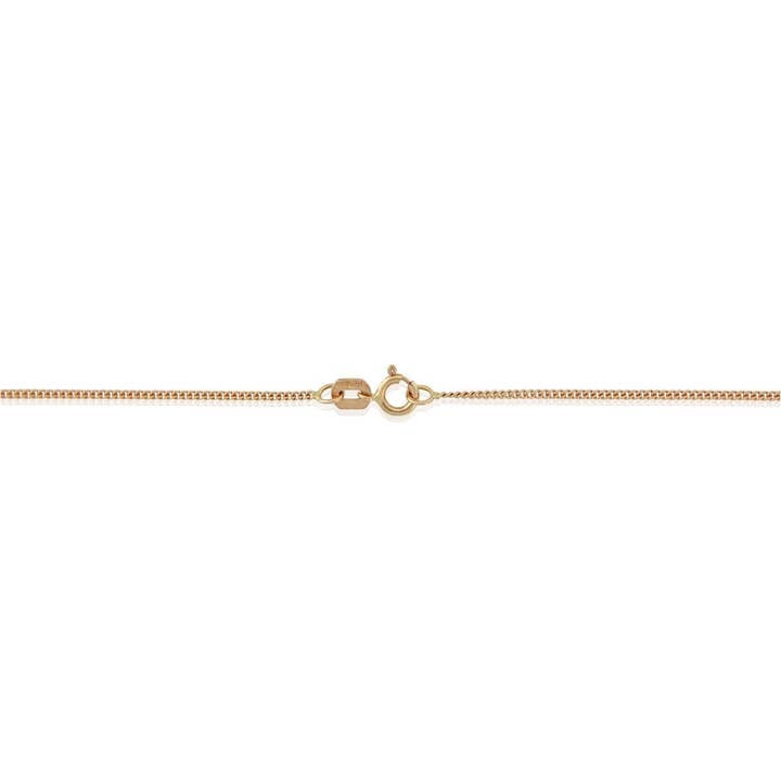 Auree Jewellery – wholesale Link & chain necklace – Paddington 9ct Rose Gold Medium Trace Chain2