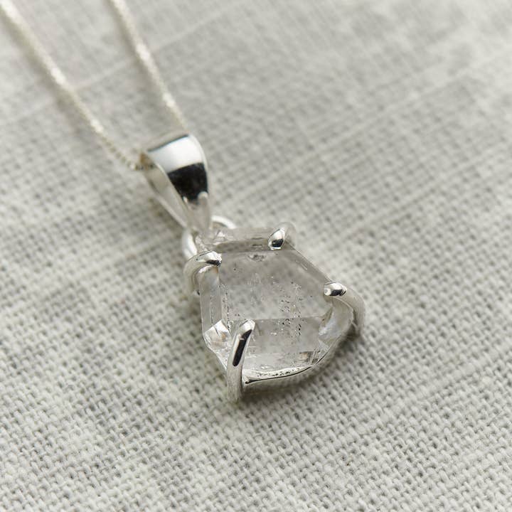 HERKIMER DIAMOND STERLING SILVER PENDANT for wholesale by Nugent Jewelry