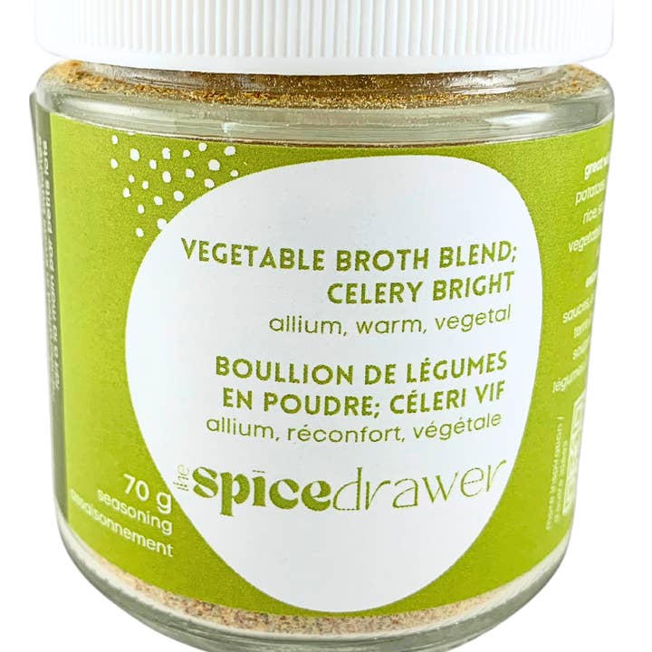 The Spice Drawer Inc. - Wholesale Dried Spice Mix - VEGETABLE BROTH BLEND: CELERY BRIGHT0