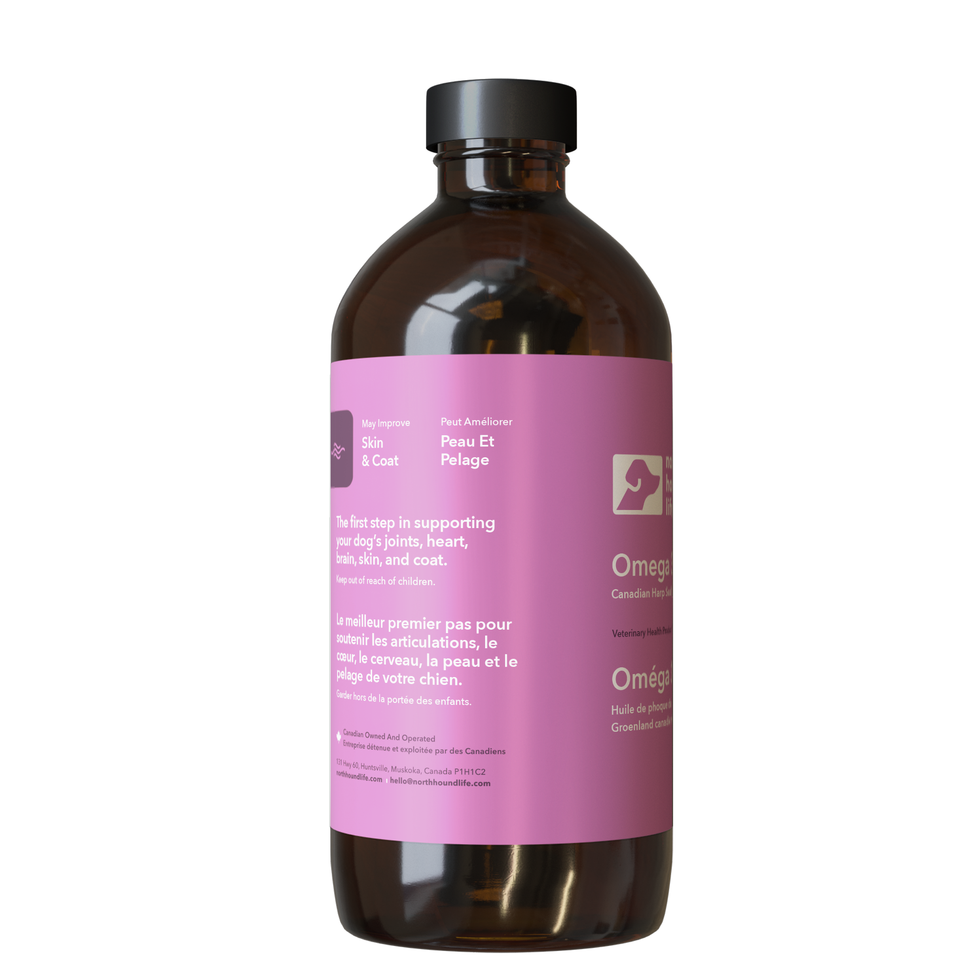 North Hound Life - Vendita all'ingrosso Integratore per animali domestici - Cani - Omega 3+ | NON SPEDITO NEGLI USA | Olio di foca della Groenlandia canadese4
