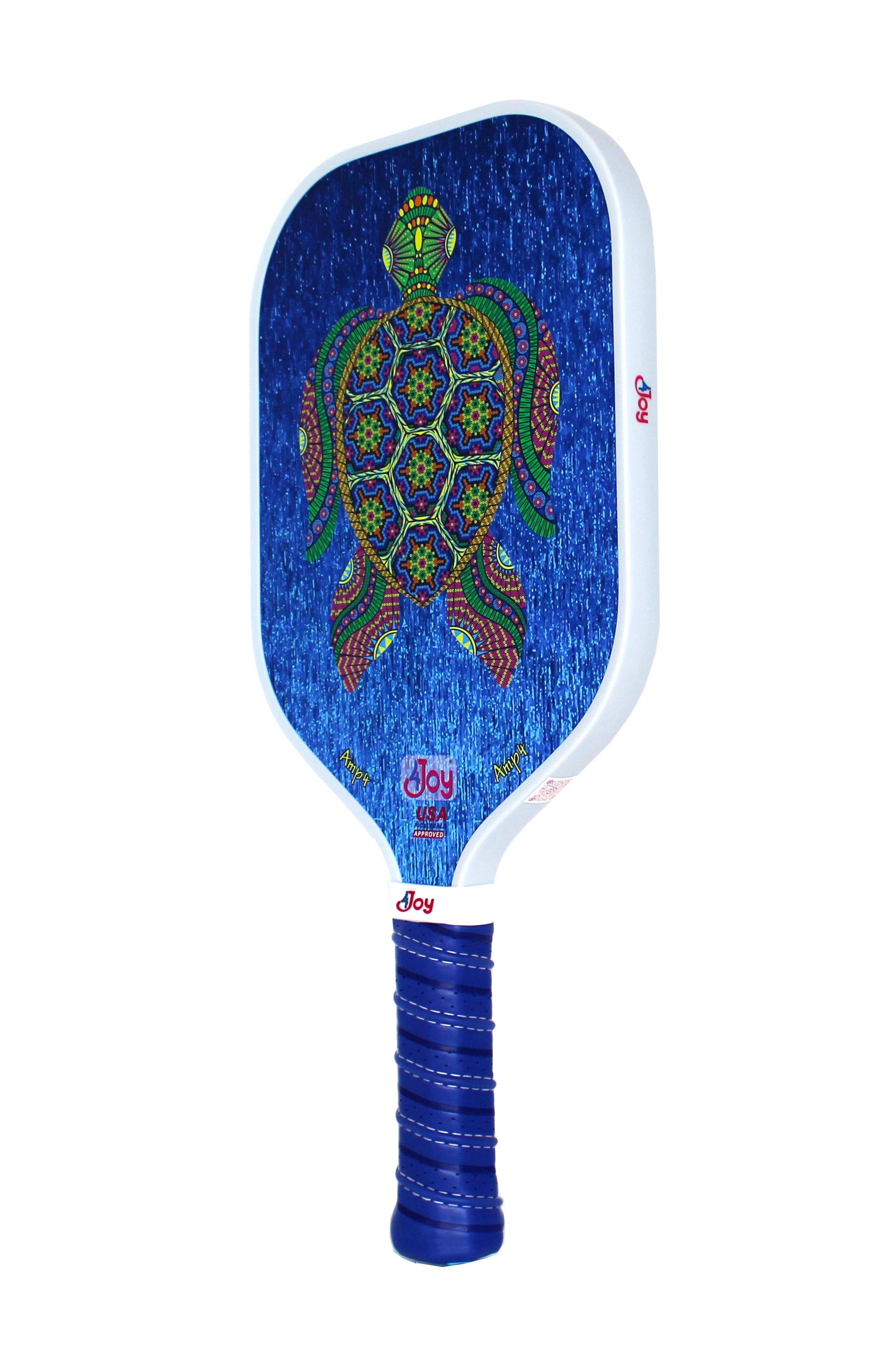 4JoyPaddles - Wholesale Sporting Accessories - AMP4 Series Turtle Design Pickleball Paddle1