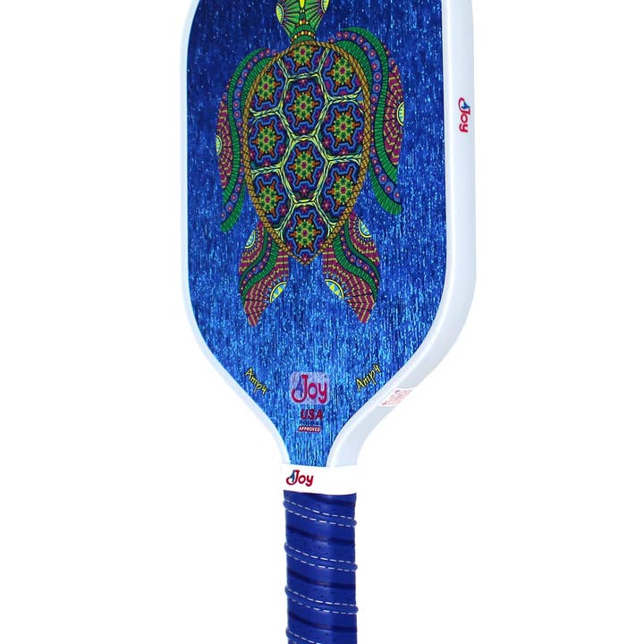 4JoyPaddles - Wholesale Sporting Accessories - AMP4 Series Turtle Design Pickleball Paddle1