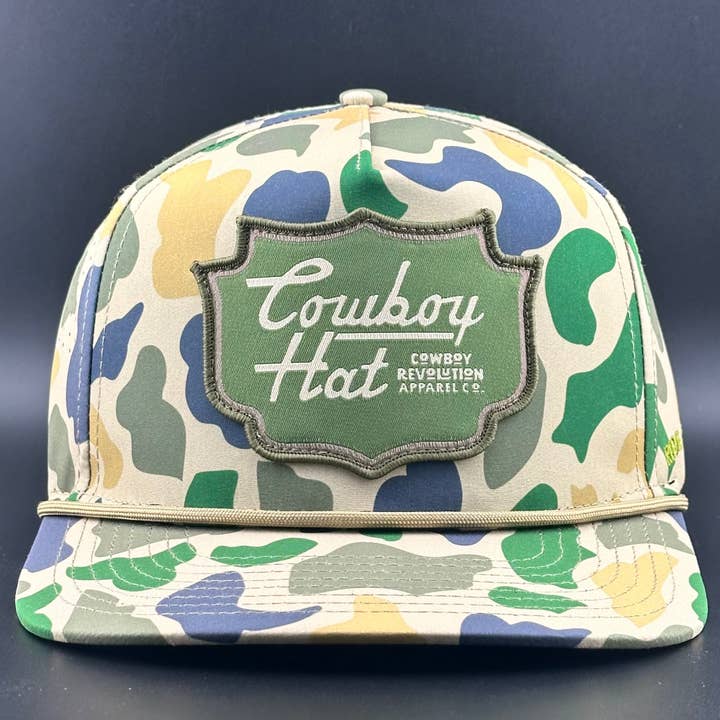 "Duck" Camo Patch - Performance Hat for wholesale by Cowboy Revolution Apparel Co.