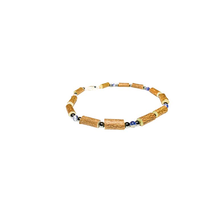 Maroke Rain Gear - Wholesale Beaded/Pearl Necklace - Hazelwood, Hematite & Sodalite Necklace1