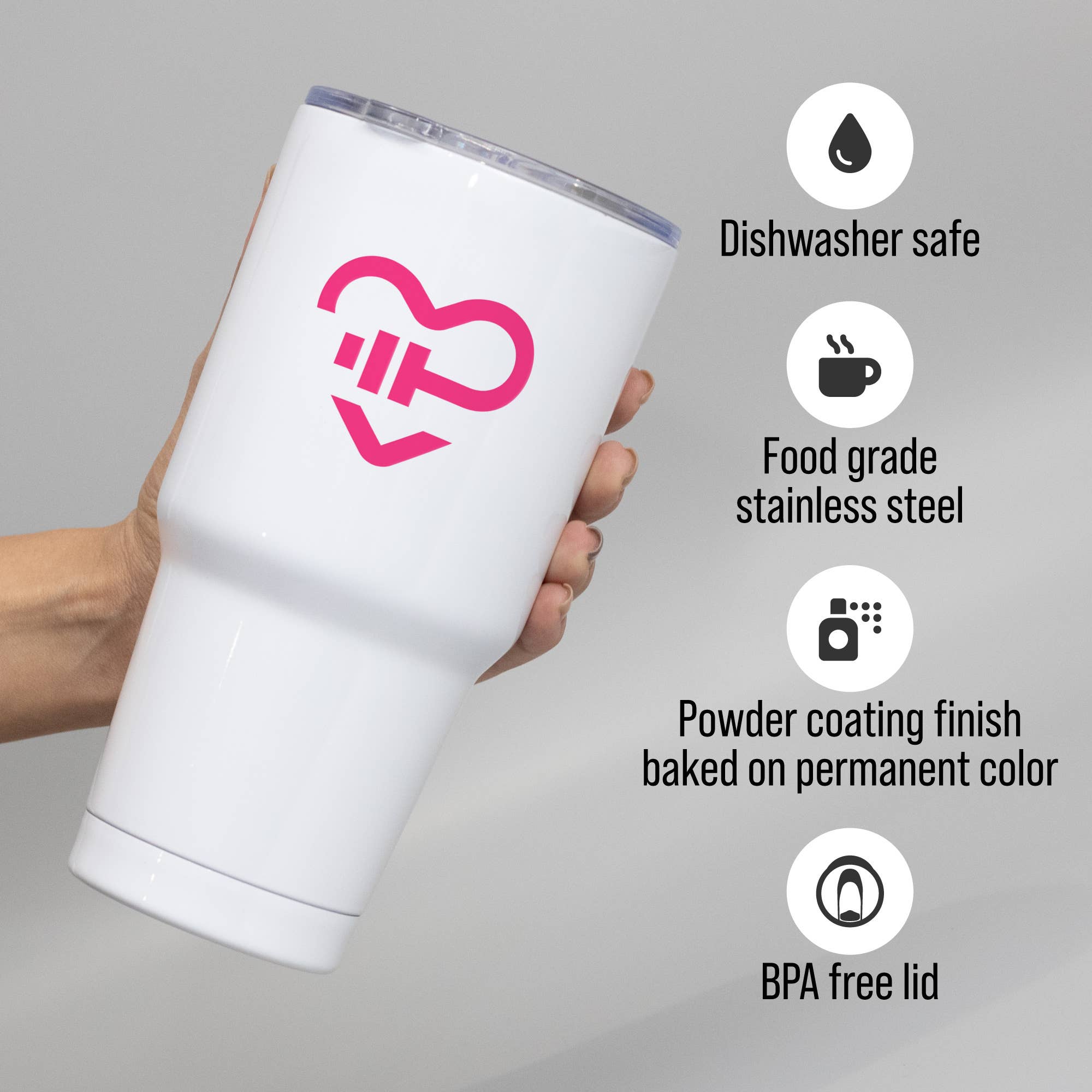 Famgraving - Wholesale Water Bottle - Custom Promotional Full Color Logo 30oz Tumbler 2