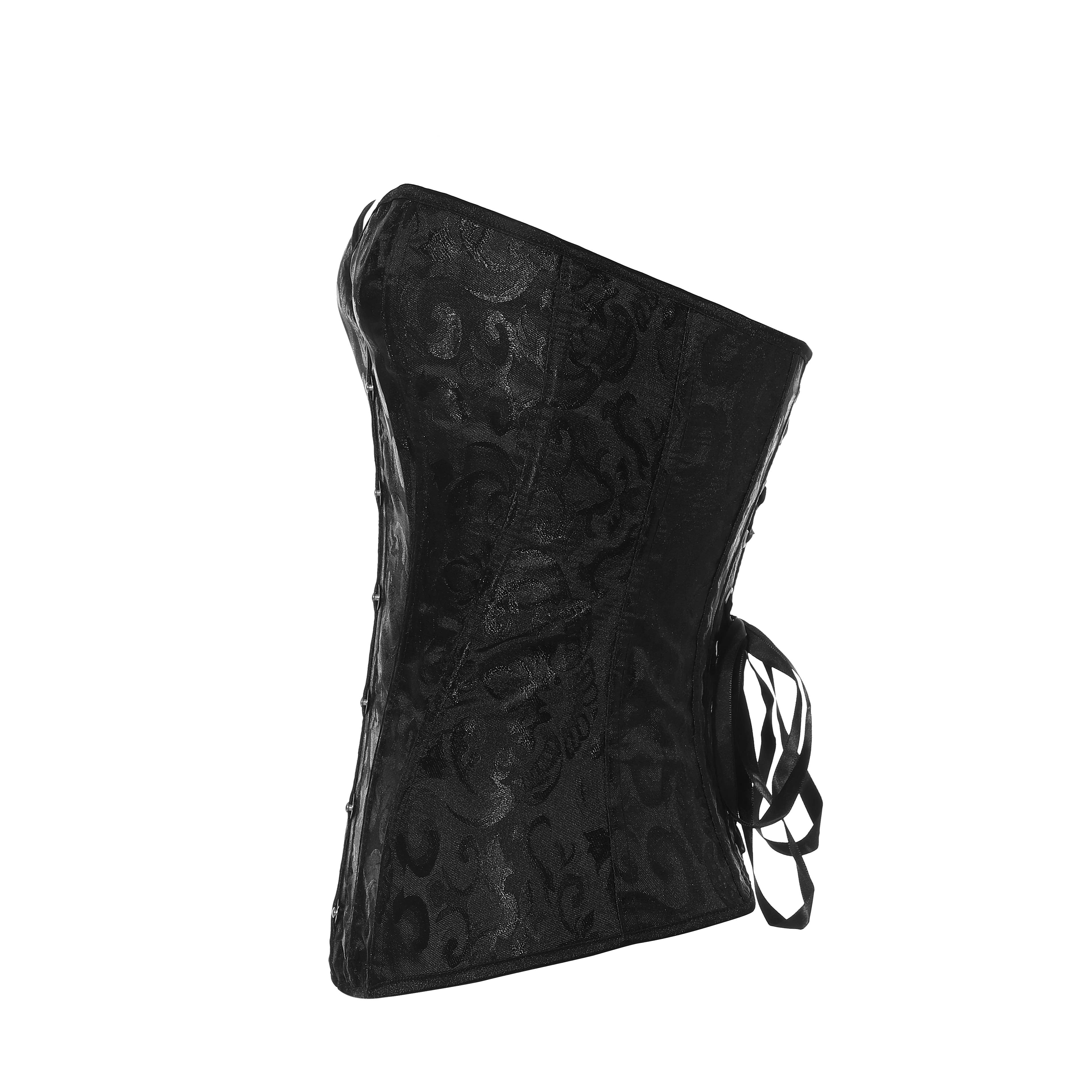 We-vibe - Wholesale Corset - Women's - Gothic Vintage Jacquard Waist Guard Corset Set1