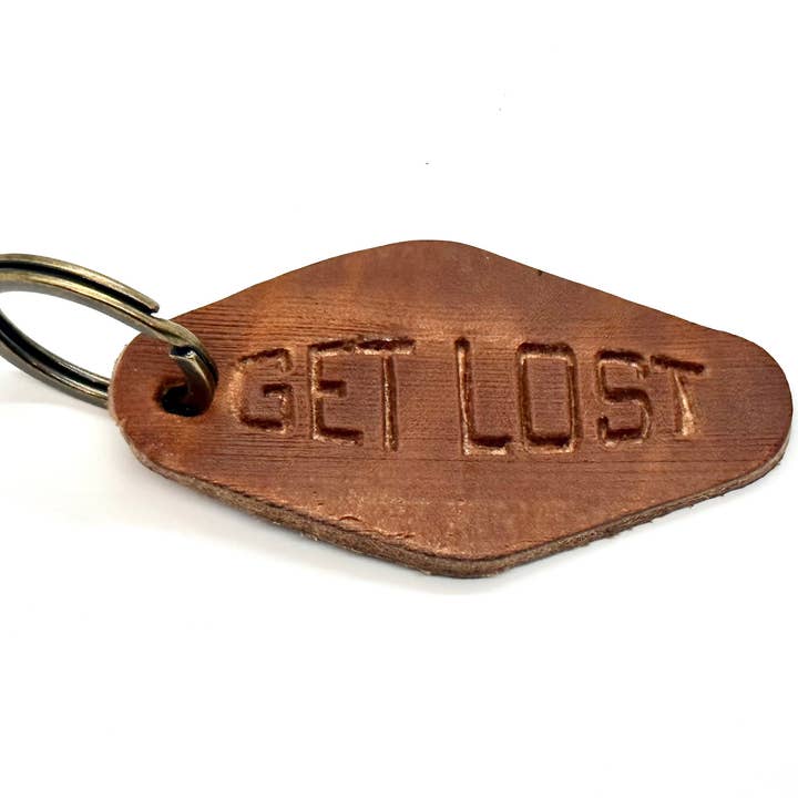 The Motel Keychain - Get Lost for wholesale by Diablo Canyon Workshop