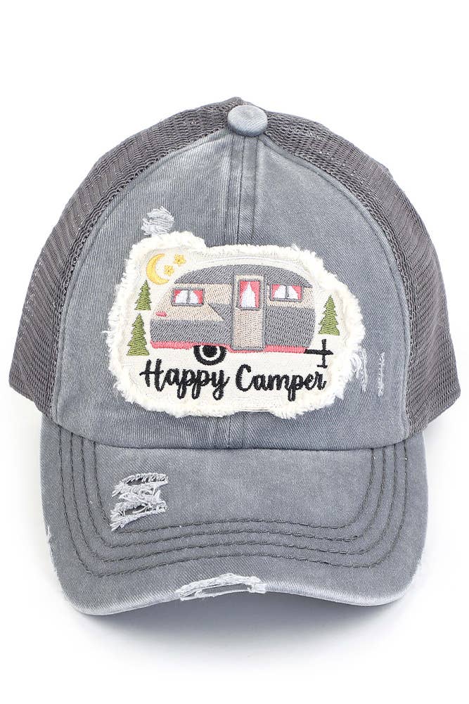 Hana – wholesale Hästsvanskeps - Dam – C.C HAPPY CAMPER Patch Pony Keps2