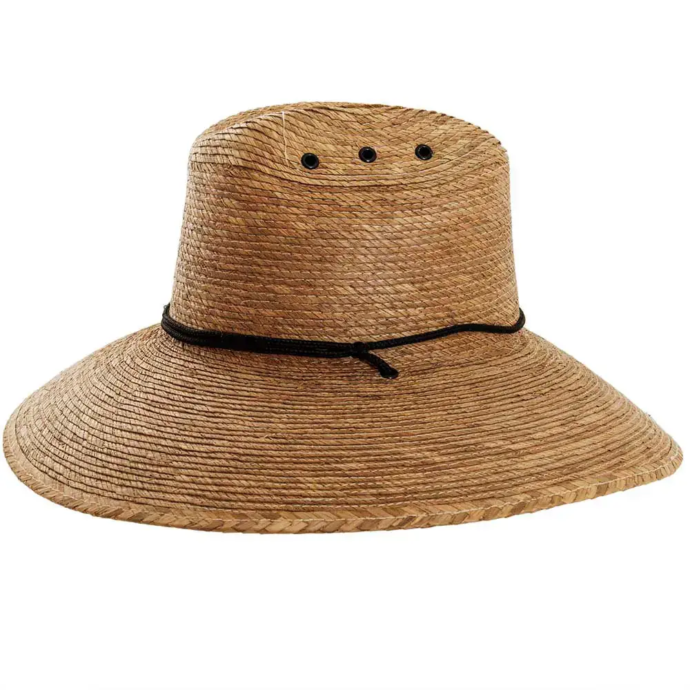 American Hat Makers - Wholesale Straw Hat - Unisex - Mexican Palm Lifeguard Sun Hat - Style Marlin1