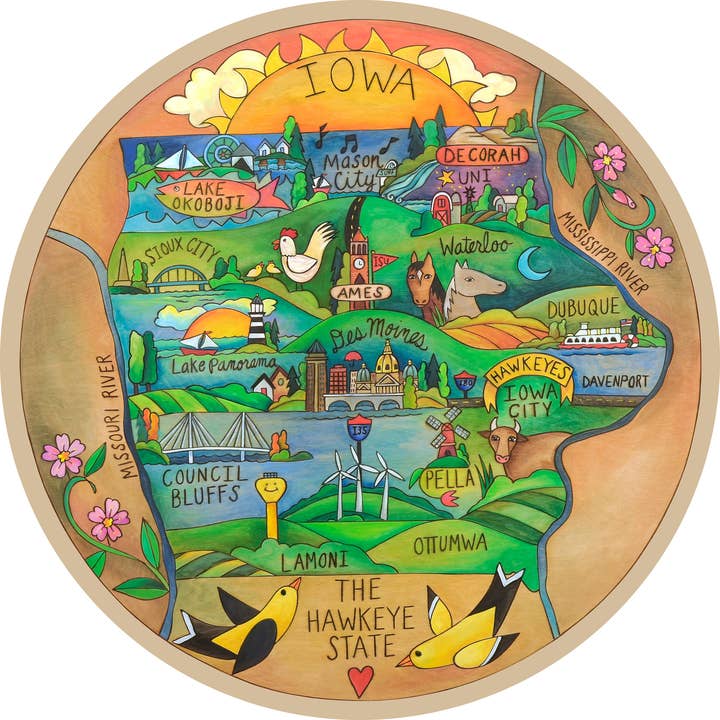 «È questo il paradiso?» | Iowa Lazy Susan per la vendita all'ingrosso da parte di Sticks