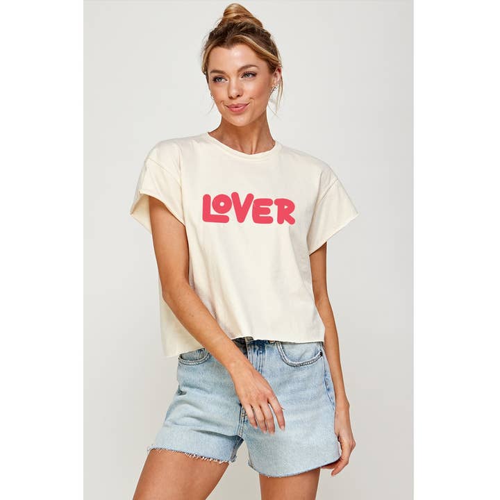 CROP-TOP MIT VINTAGE-GRAFIK FÜR LIEBHABER für den Großhandel von Illustrated Society