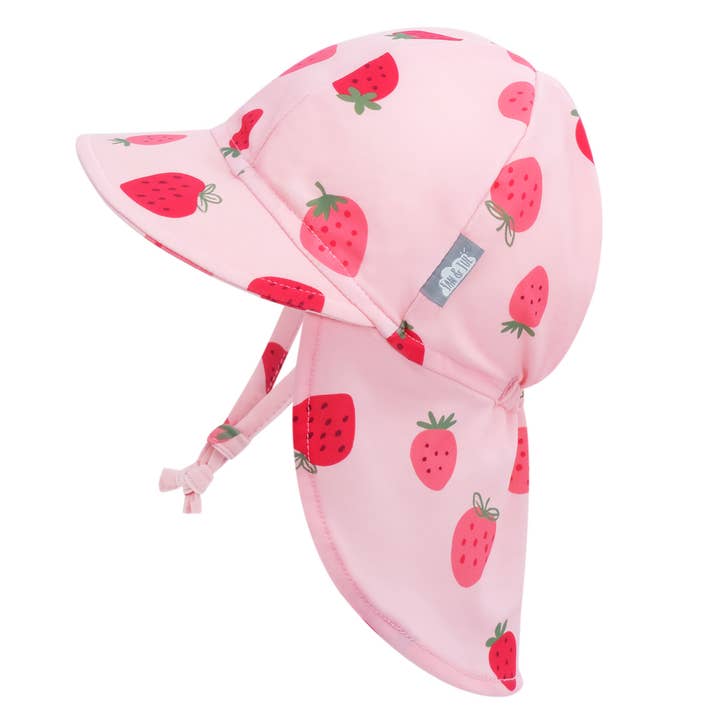 Pink Strawberry | Sun Soft UV Baby Cap for wholesale by Jan & Jul