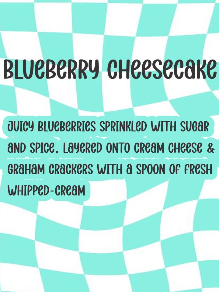 Contas Aromáticas Pré-Perfumadas de Cheesecake de Mirtilo por atacado de Vance Custom Creations