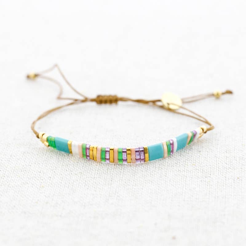 Sonata - Wholesale Snap Jewelry - Miyuki Beads Macrame Bracelet2