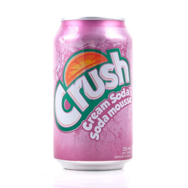Crush Cream Soda Can (Canada) (12 Pack) for wholesale by Exotic Soda Co