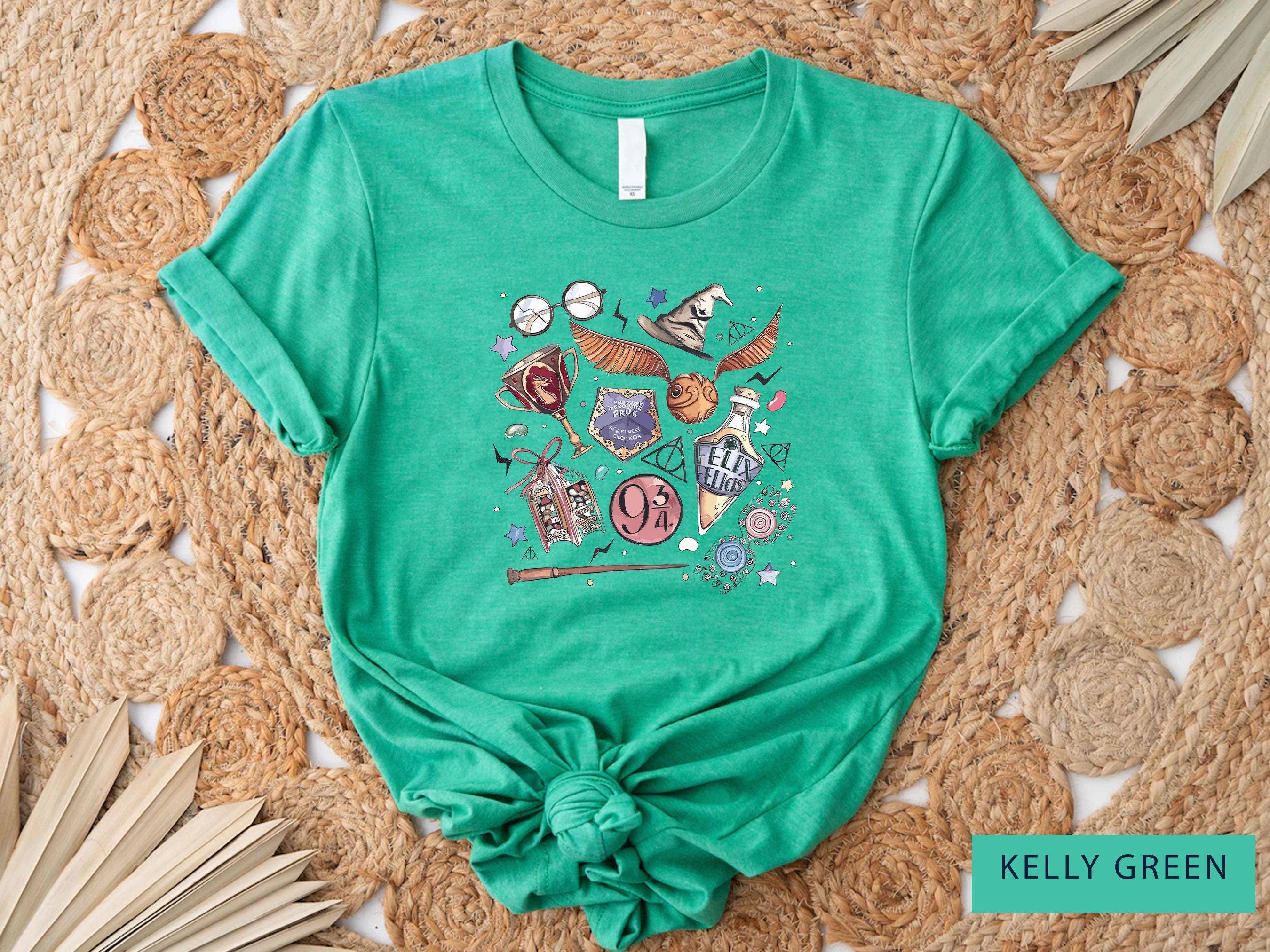 TheKingShirt - Wholesale Graphic Sweatshirt - Women's - Magical HP Wizard Lover Shirt - Bookworm Gift1