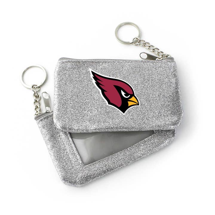 NFL Arizona Cardinals Sparkle Coin Purse for wholesale by Aminco USA