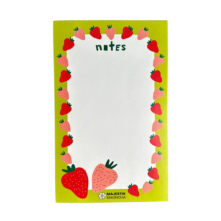 Aardbeienvelden "Notities" • 5x8" Notitieblok voor wholesale door Majestik Magnolia