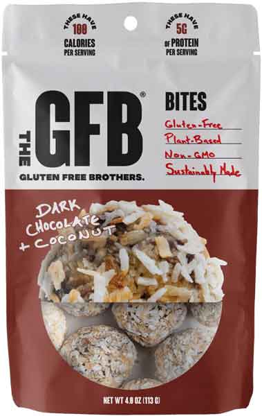 Hudson Meat Company - Wholesale Snack Bar - BITES GF DARK CHOC COCONUT    -    GLUTEN FREE BAR0
