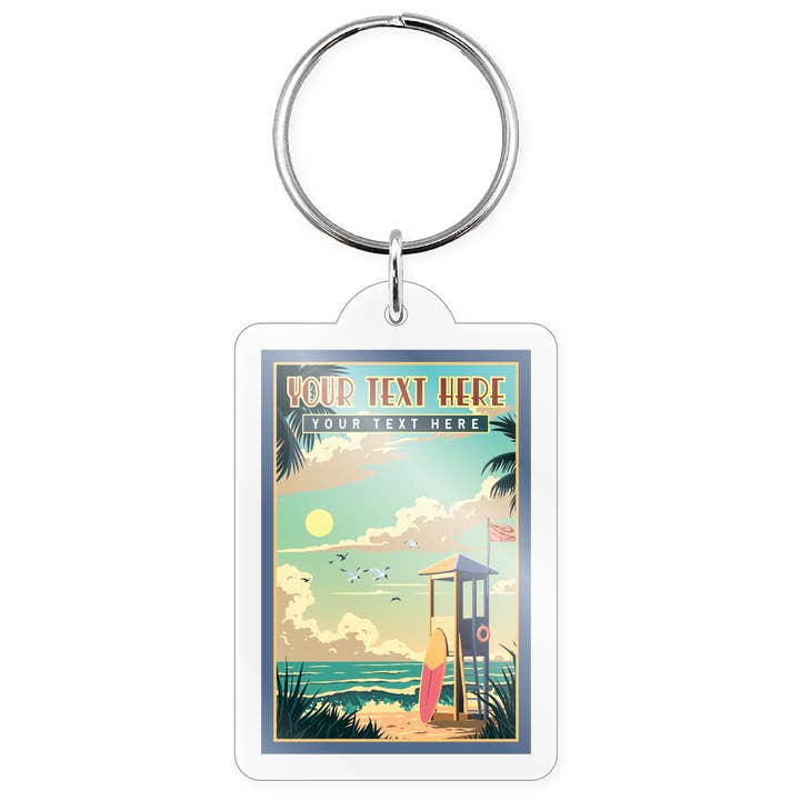 Morris Magnets – wholesale Keychain – Unisex – Keychain - Beachside Travel Poster